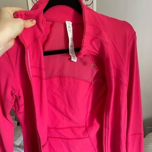 Pink Lululemon athletic jacket